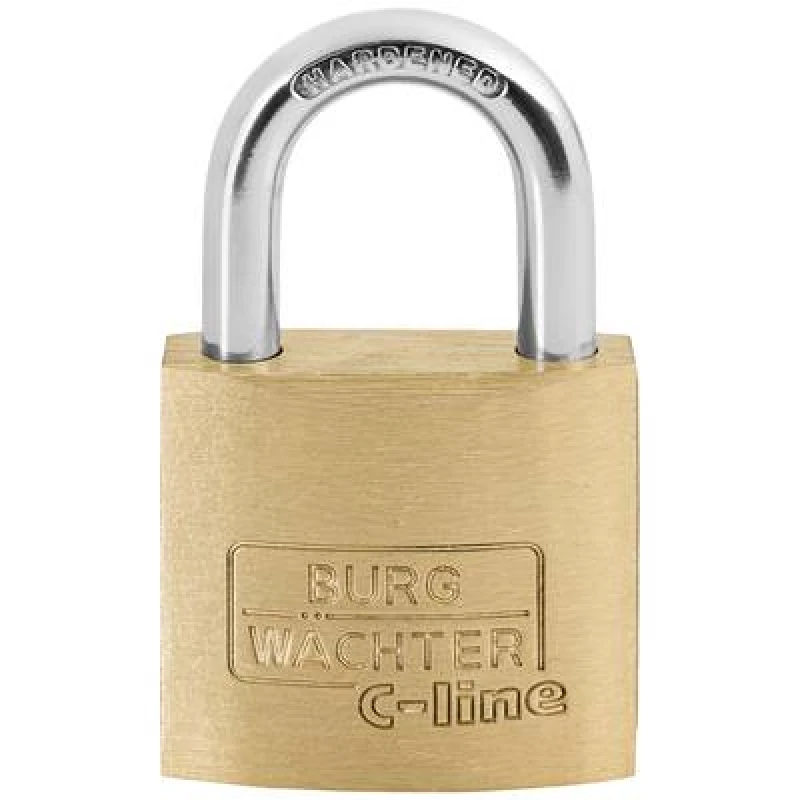 Image of Burg Waechter Burg Waechter 3001 Padlock 30.00 mm keyed-different Brass Key 3001