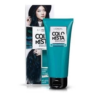 Image of Colorista Washout Turquoise Semi-Permanent Hair Dye Blue