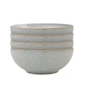 Image of Elements Light Grey Set Of 4 Alt Coupe Cereal Bowl
