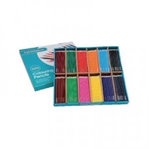 image of Classmaster Colouring Pencils Assorted CP500