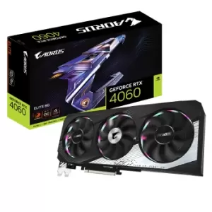 Image of Gigabyte AORUS GeForce RTX 4060 ELITE 8G NVIDIA 8GB GDDR6
