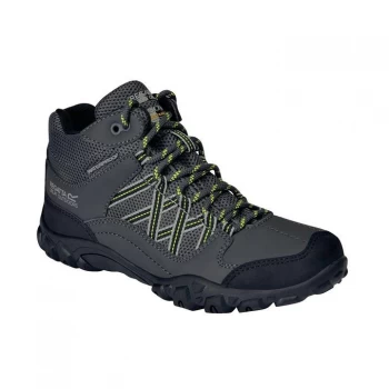 image of Regatta Edgepoint Mid Junior Waterproof & Breathable Walk - Briar/ElLime