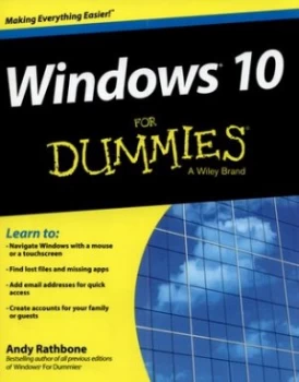 Image of Windows 10 for Dummies by Andy Rathbone Paperback