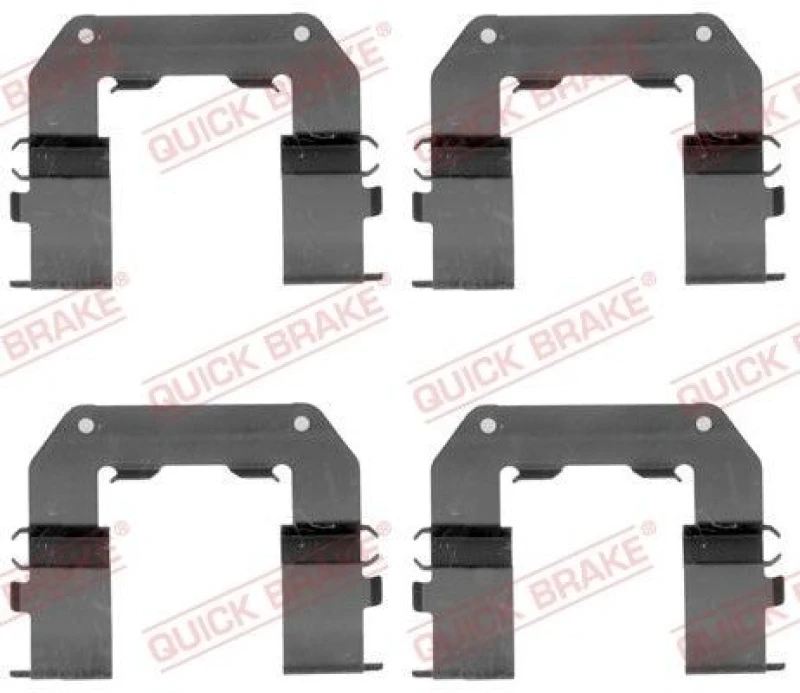 Image of QUICK BRAKE Brake pad fitting kit QUICK BRAKE 109-1767