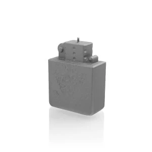 Image of Gray Matt Lighter Candle