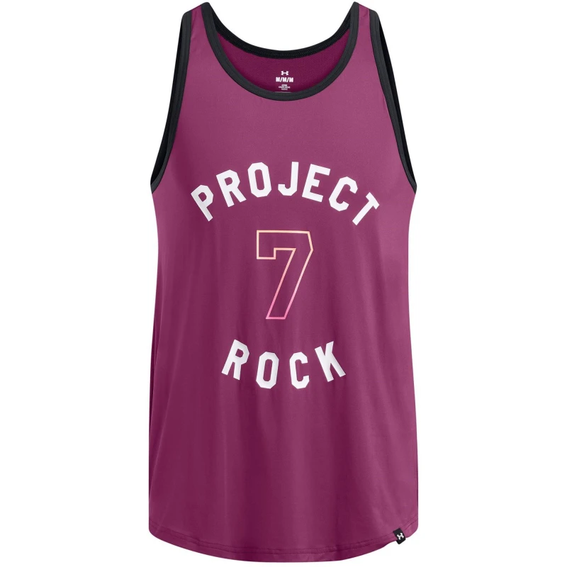 Image of Under Armour Mens Mesh Muscle Vest Purple male XS