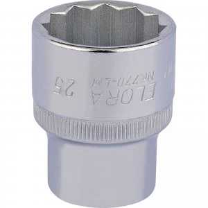 Image of Elora 1/2" Drive Bi Hexagon Socket Metric 1/2" 25mm