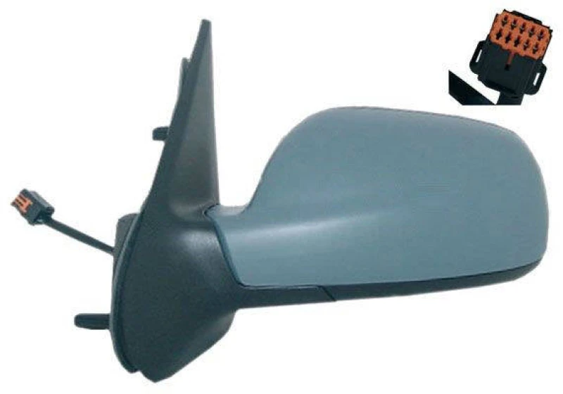 Image of ALKAR 6111365 Wing mirror Left, Electric, Aspherical, primed Outside Mirror (50)
