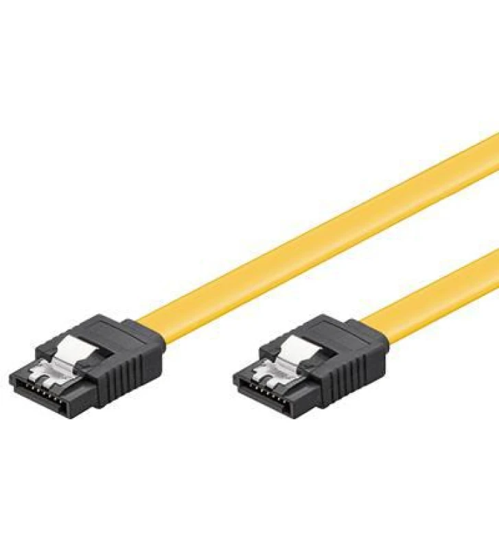 Image of Microconnect SAT15005C6 SATA cable 0.5 m SATA 7-pin Yellow