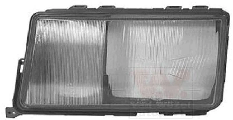Image of VAN WEZEL Headlight lens VAN WEZEL 3020977