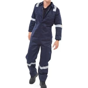 image of Click Fireretardant 46 Burgan Boiler suit Navy Blue