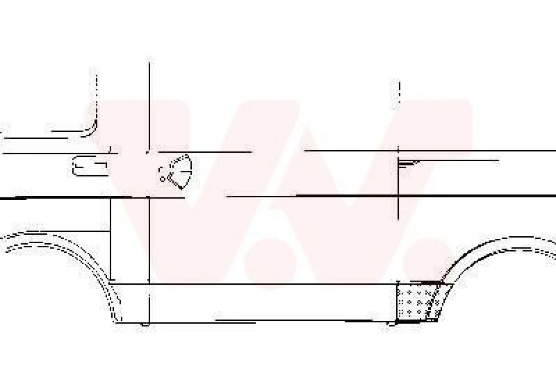 Image of VAN WEZEL Side panel VAN WEZEL 5858141
