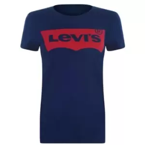 Image of Levis Logo T Shirt - Blue