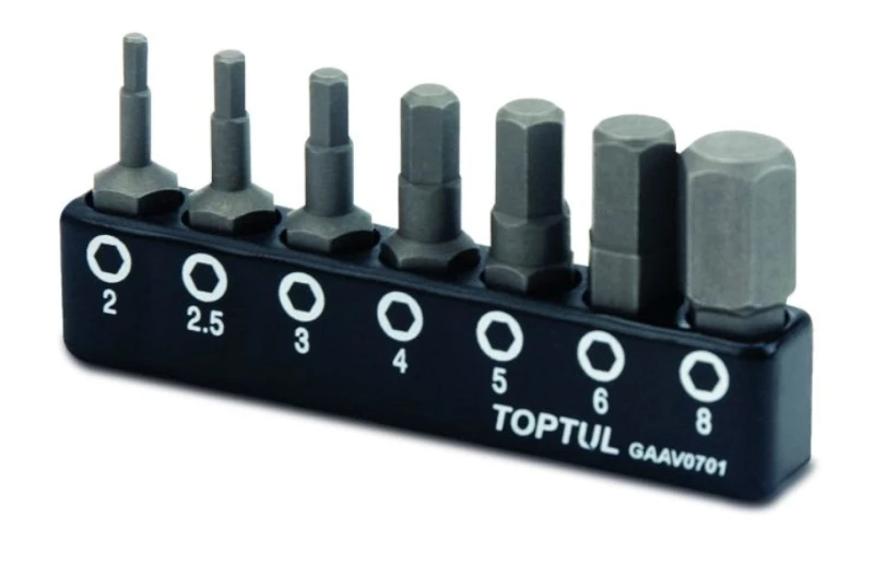 Image of TOPTUL Screwdriver Bit Set TOPTUL GAAV0701