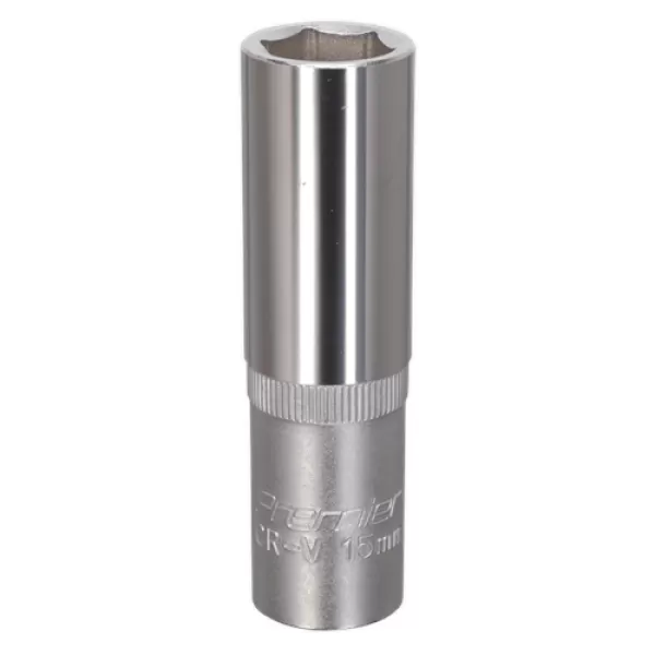 Image of Genuine SEALEY S1215D WallDrive® Socket 15mm Deep 1/2Sq Drive