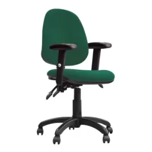 Image of Java 200 ADT High Back Operator Chair With Height Adjustable Arms - Green