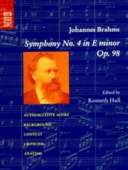 Image of Brahms Symphony No. 4 in E Minor Op. 98 by Johannes Brahms Book