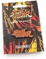 image of Street Fighter Logo Pin Badge