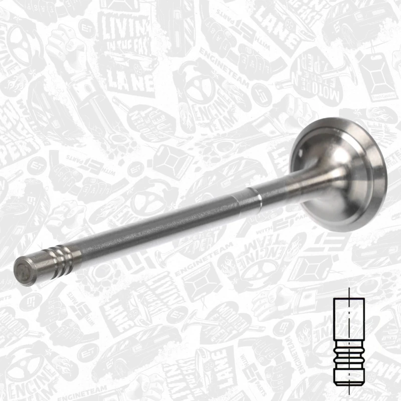 Image of ET ENGINETEAM Exhaust valve ET ENGINETEAM VE0173