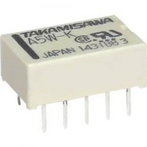 Image of PCB relays 5 Vdc 1 A 2 change overs Takamisawa A5W
