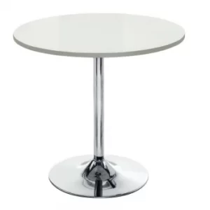 Image of Bistro Trumpet Base Table Ellipse (White)