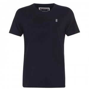 image of SoulCal Signature V Neck T Shirt Mens - Navy