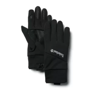 Timberland Colour-block Stretch Fleece Gloves For Men In Black Black, Size M