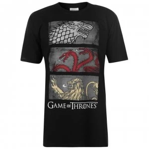 image of Character Game of Thrones T Shirt Mens - 3 Sigil Row