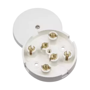 Image of Click Scolmore Essentials 20A 6 Terminal Junction Box White - WA073