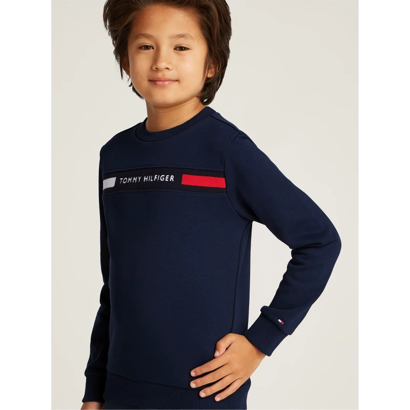 Image of Tommy Hilfiger Kids Rib Insert Clothing Set Navy C1G male 6Y