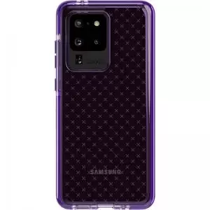 Image of Tech 21 Evo Check Violet Samsung Galaxy S20 Ultra Mobile Phone Case