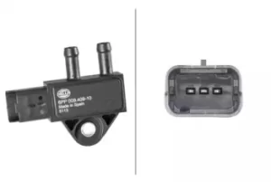 Image of Exhaust Pressure Sensor 6PP009409-101 by Hella
