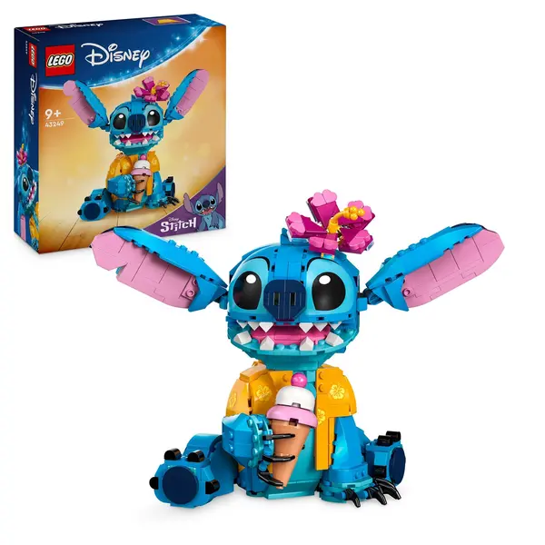 LEGO Disney Stitch Buildable Kids Toy Playset with Ice-Cream Cone 43249