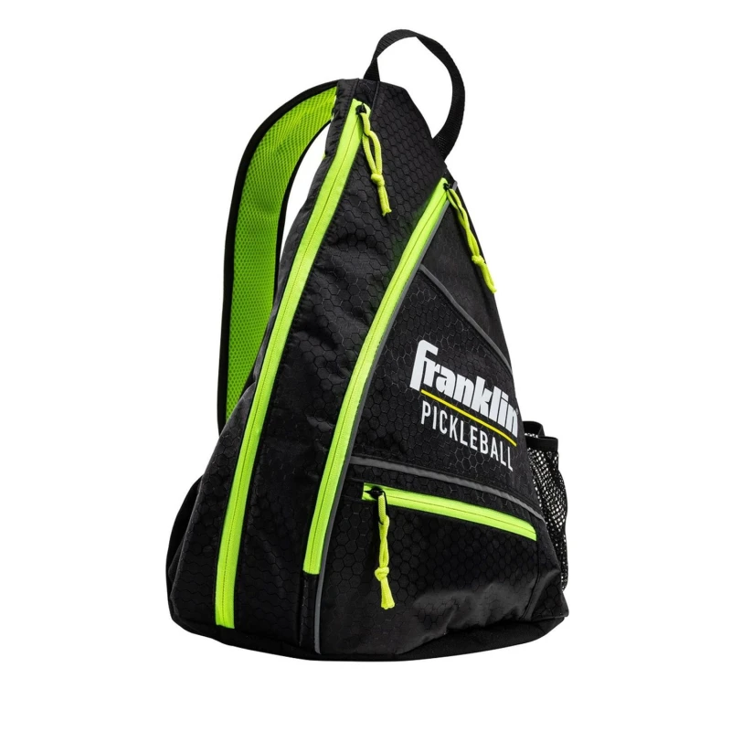 Image of Franklin Mens Logo Pickleball Sling backpack in Bright Yellow Bright Yellow Male