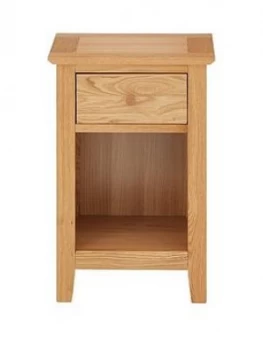 image of Julian Bowen Salerno 1 Drawer Bedside Chest