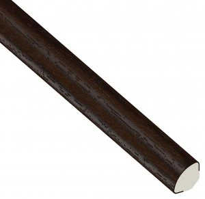 image of Wickes PVCu Rosewood Quadrant 17.5 x 2500mm