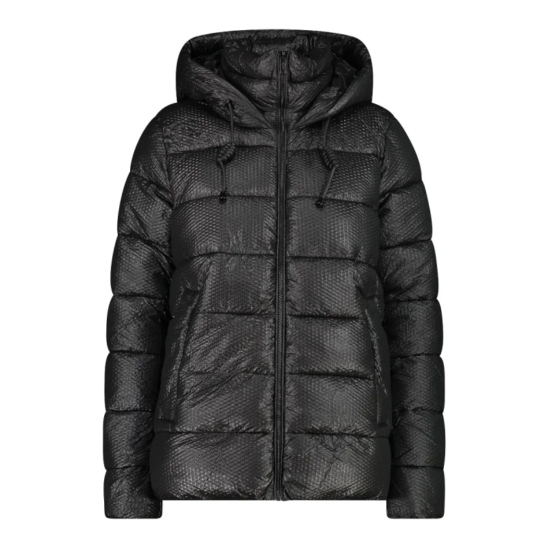 Image of CMP 3D effect hooded puffer jacket For Her CMP Noir Female 2XS