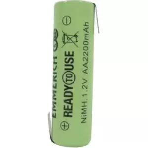 Image of Emmerich ReadyToUse ZLF Non-standard battery (rechargeable) AA Z solder tab NiMH 1.2 V 2200 mAh