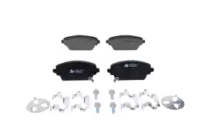Image of ATE Brake pad set with acoustic wear warning 13.0460-5825.2 Brake pads,Brake pad set, disc brake NISSAN,HONDA,MG,ALMERA TINO (V10)
