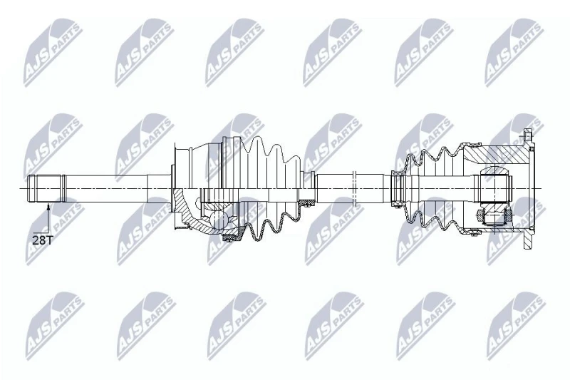Image of NTY Drive shaft NTY NPW-NS-086