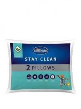 Image of Silentnight Stay Clean Pillow