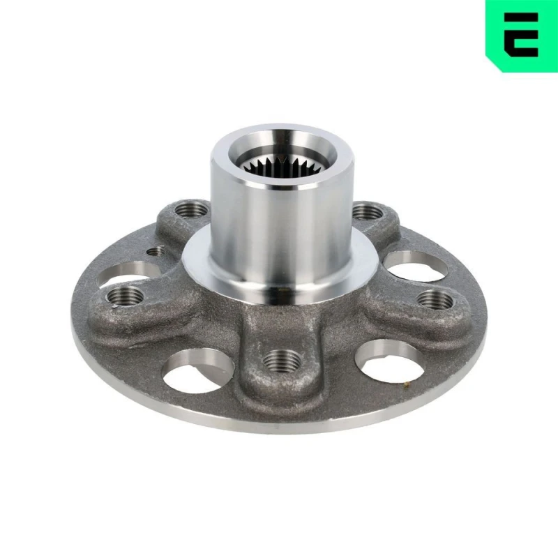 Image of OPTIMAL 04-P563 Wheel Hub Rear Axle, without wheel bearing, without fastening/mounting material Wheel Hub (653)