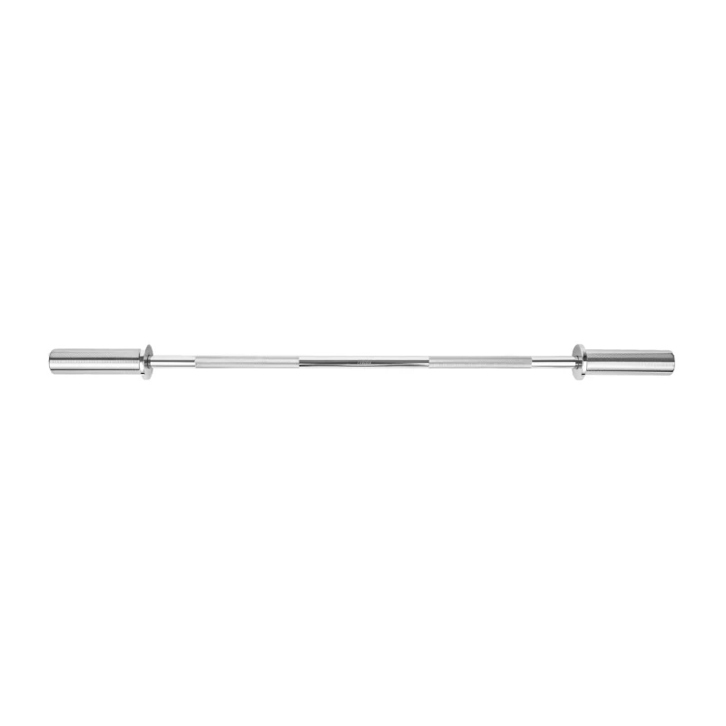 Image of Phoenix Fitness Straight Barbell Bar 4ft; standard 1 Inch;, Silver RY2215
