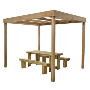 Image of Forest Garden Rectangular Pergola (H)2800mm (W)3040mm