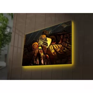 Image of 4570NTVDACT-3 Multicolor Decorative LED Lighted Canvas Painting