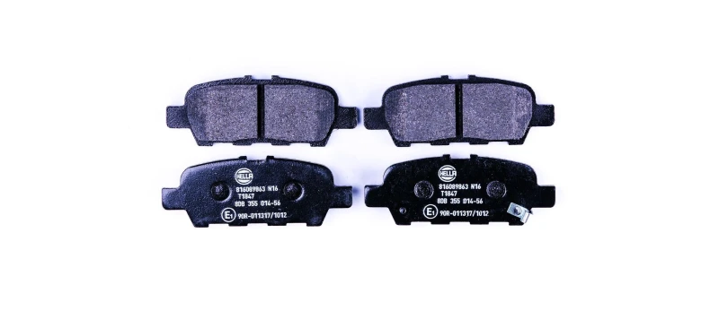 Image of HELLA Brake pad set HELLA 8DB 355 014-561