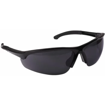 image of 9214 Zante Style Smoke Lens Safety Glasses with Flexi Arms - Worksafe