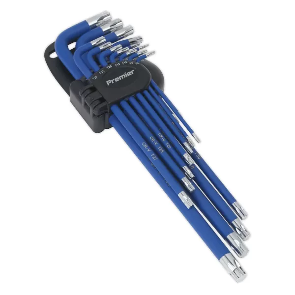 Image of Genuine SEALEY AK7165 TRX-Star Key Set 13pc Anti Slip Extra-Long