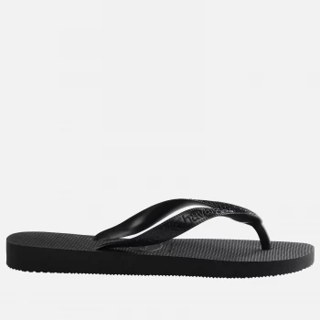 Image of Havaianas Kids Top Flip Flops - Black - UK 1-2 Kids