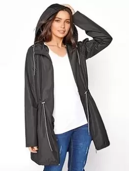 Image of Long Tall Sally Pocket Parka - Black, Size 26-28, Women